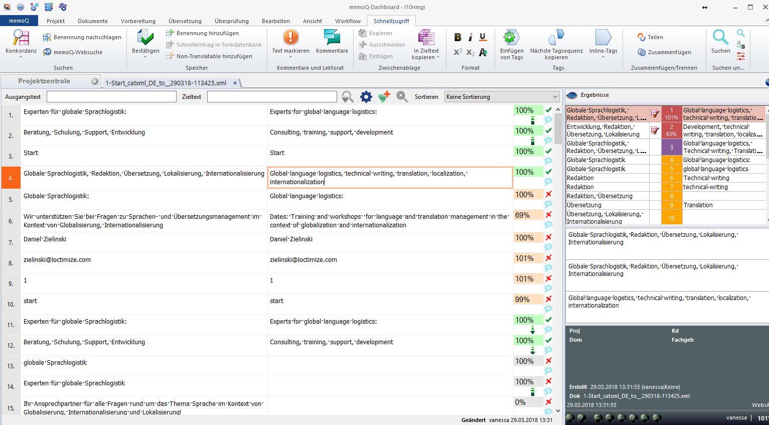 TYPO3 XML in memoQ