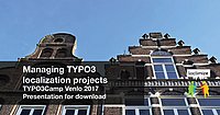 TYPO3 Camp Venlo: TYPO3-Lokalisierungen managen