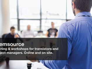 Memsource training & workshops