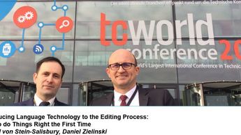 Vortrag tekom 2016 (GALA): Introducing language technology