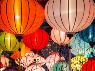 Asiatische Lampen