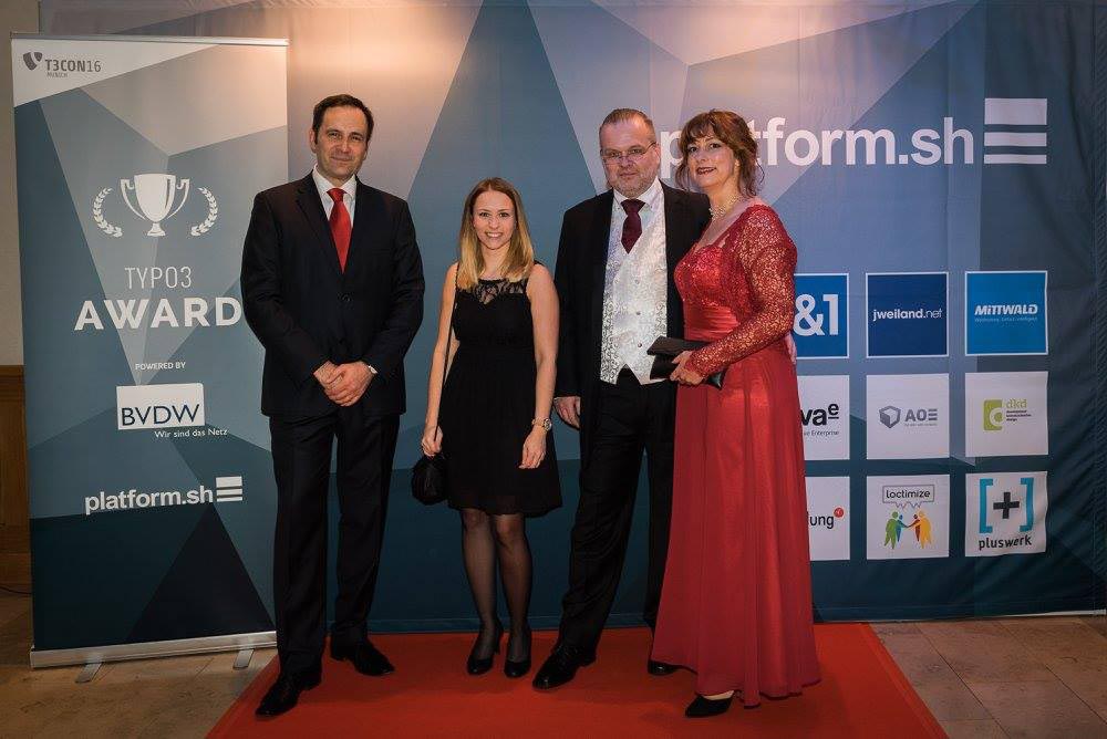 TYPO3 Award 2016, München, Zielinski, Busse, Hasenau