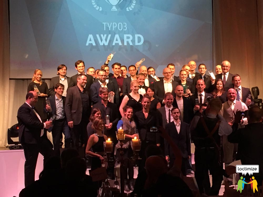 TYPO3 Award 2016 Group picture
