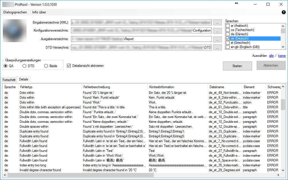 QA-Checker Redaktion